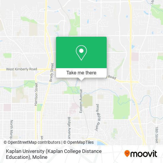 Kaplan University (Kaplan College Distance Education) map