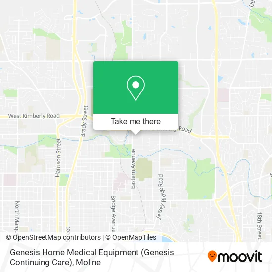 Genesis Home Medical Equipment (Genesis Continuing Care) map