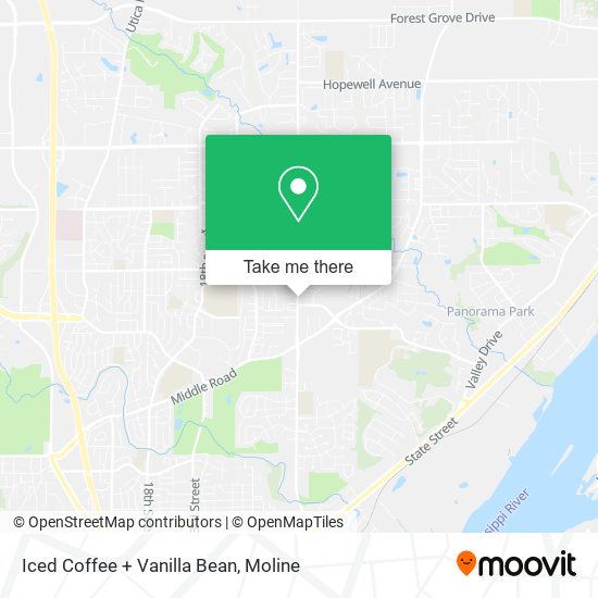 Iced Coffee + Vanilla Bean map