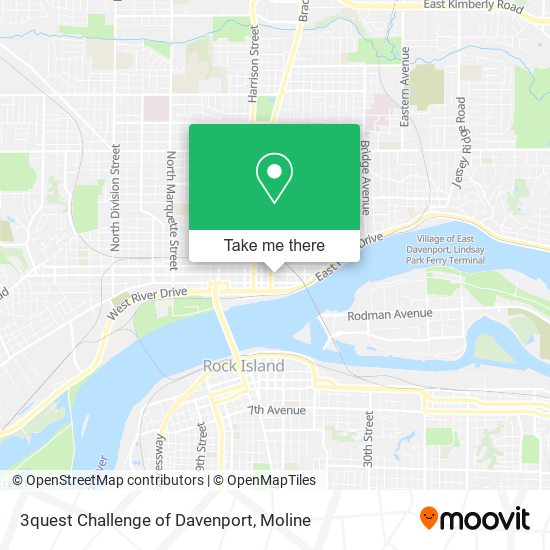 3quest Challenge of Davenport map