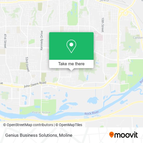 Genius Business Solutions map