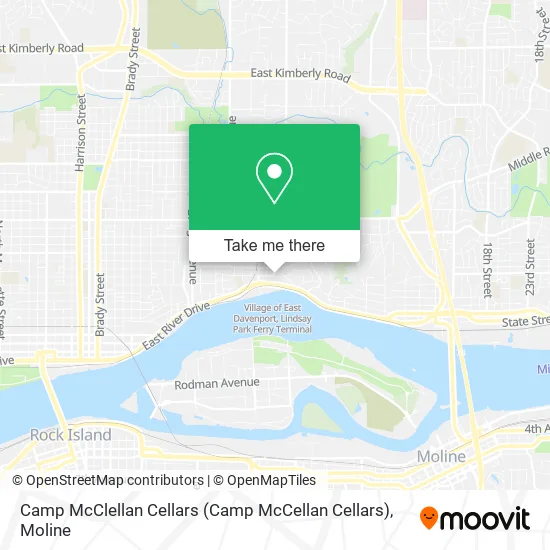 Camp McClellan Cellars (Camp McCellan Cellars) map