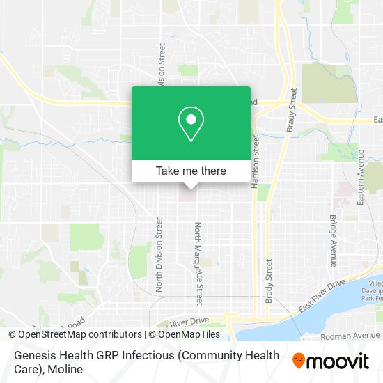 Mapa de Genesis Health GRP Infectious (Community Health Care)
