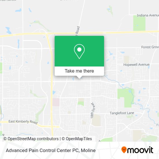 Advanced Pain Control Center PC map