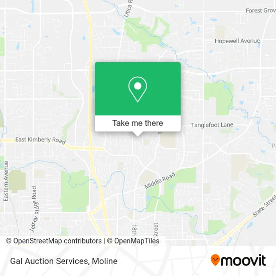 Gal Auction Services map