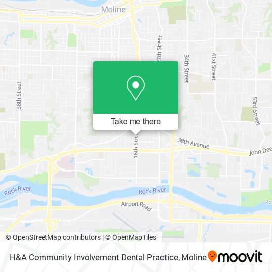 H&A Community Involvement Dental Practice map
