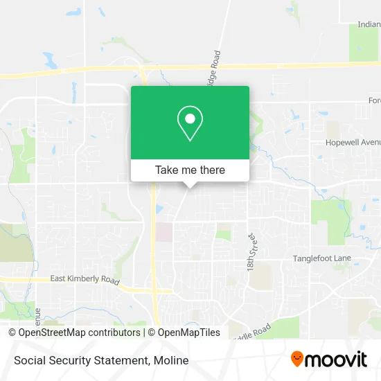 Mapa de Social Security Statement