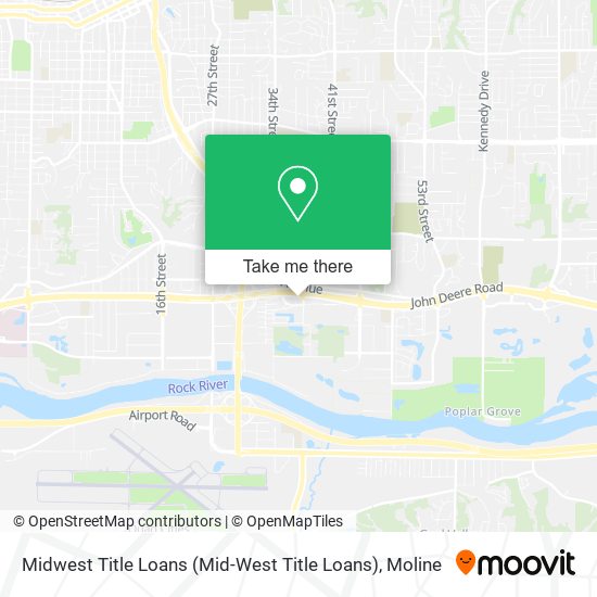 Mapa de Midwest Title Loans (Mid-West Title Loans)