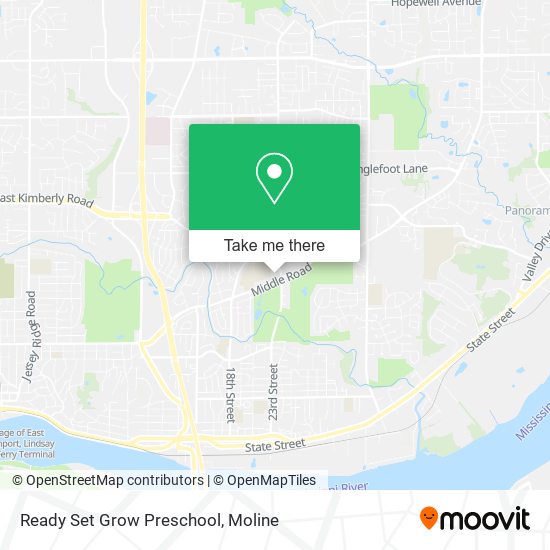 Mapa de Ready Set Grow Preschool