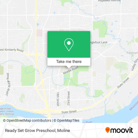 Ready Set Grow Preschool map