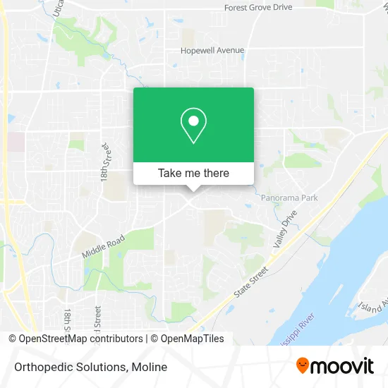 Orthopedic Solutions map