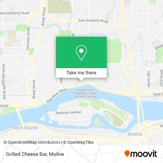Grilled Cheese Bar map
