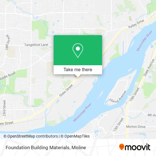 Foundation Building Materials map