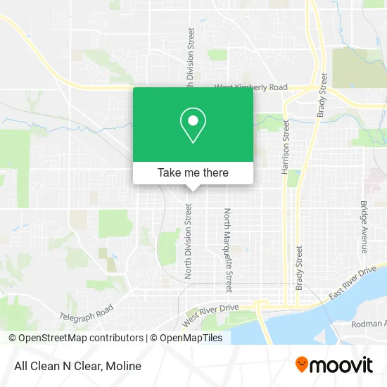 All Clean N Clear map