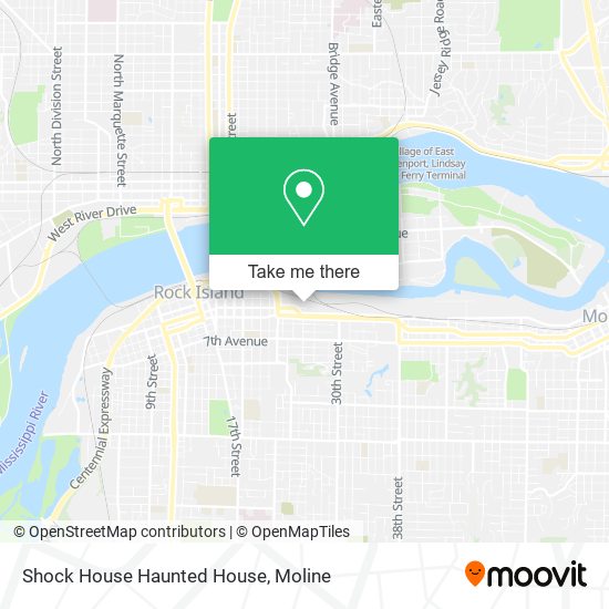 Shock House Haunted House map