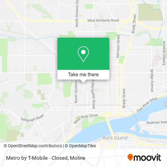 Metro by T-Mobile - Closed map