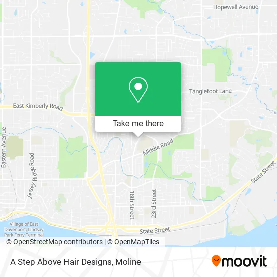 Mapa de A Step Above Hair Designs