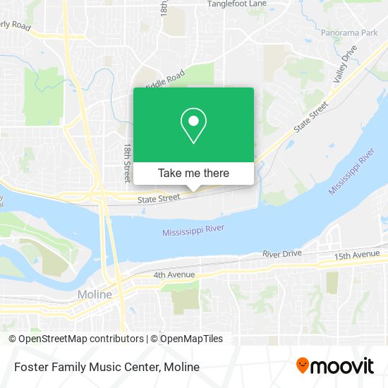 Foster Family Music Center map