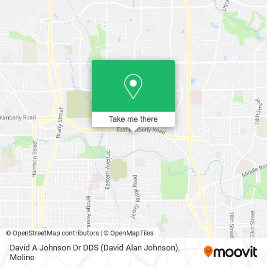 David A Johnson Dr DDS (David Alan Johnson) map