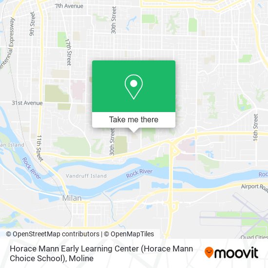 Horace Mann Early Learning Center (Horace Mann Choice School) map