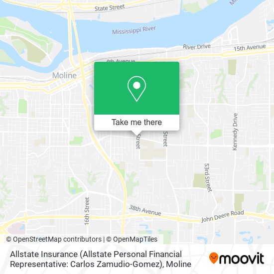 Allstate Insurance (Allstate Personal Financial Representative: Carlos Zamudio-Gomez) map
