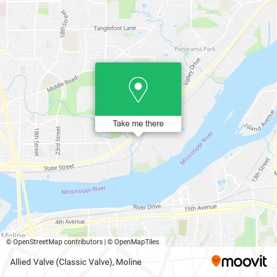 Mapa de Allied Valve (Classic Valve)