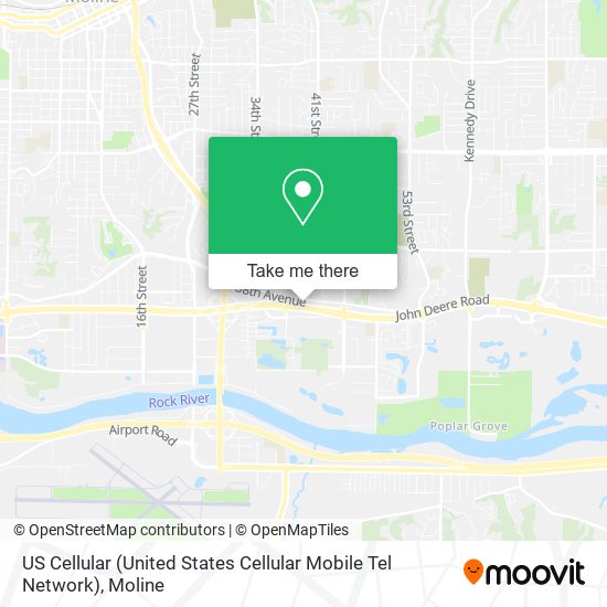 Mapa de US Cellular (United States Cellular Mobile Tel Network)