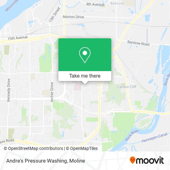 Andre's Pressure Washing map
