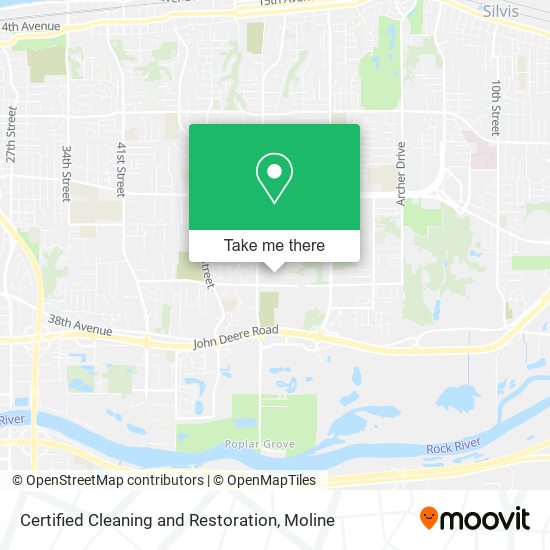 Certified Cleaning and Restoration map