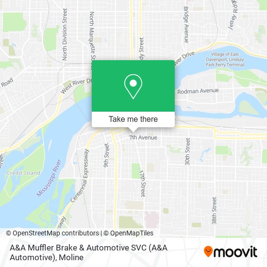 A&A Muffler Brake & Automotive SVC (A&A Automotive) map