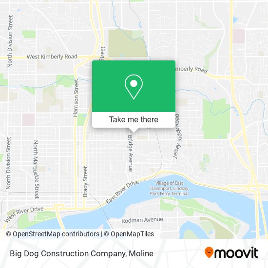 Big Dog Construction Company map