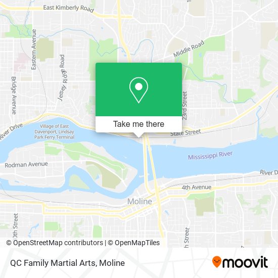 QC Family Martial Arts map