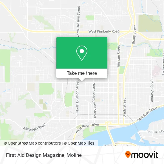 First Aid Design Magazine map