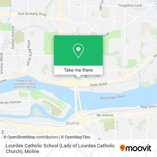 Mapa de Lourdes Catholic School (Lady of Lourdes Catholic Church)
