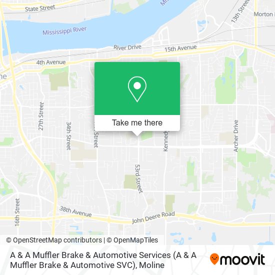 Mapa de A & A Muffler Brake & Automotive Services