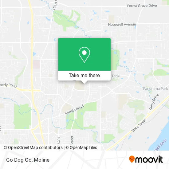 Go Dog Go map