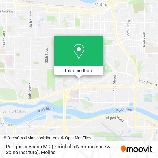 Mapa de Purighalla Vasan MD (Purighalla Neuroscience & Spine Institute)