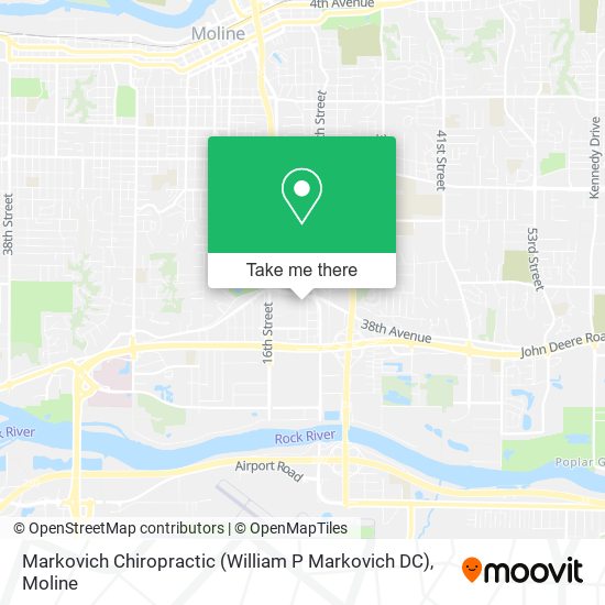 Markovich Chiropractic (William P Markovich DC) map