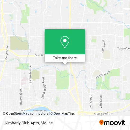Kimberly Club Apts map