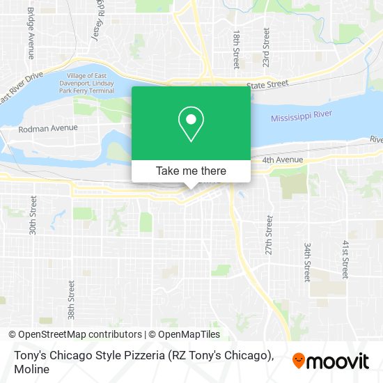 Mapa de Tony's Chicago Style Pizzeria (RZ Tony's Chicago)