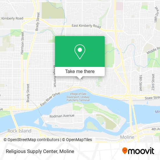 Religious Supply Center map