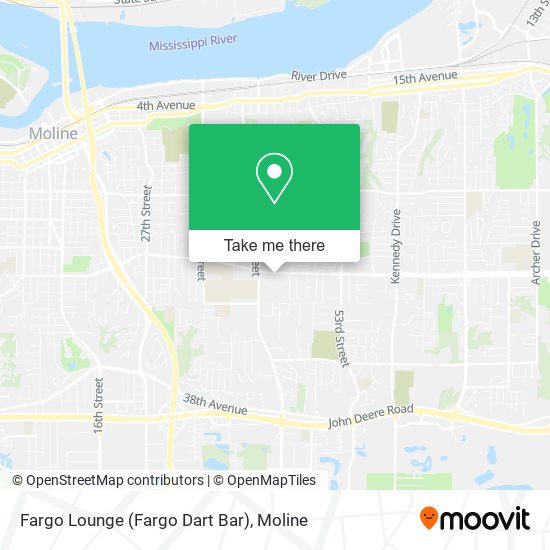 Fargo Lounge (Fargo Dart Bar) map
