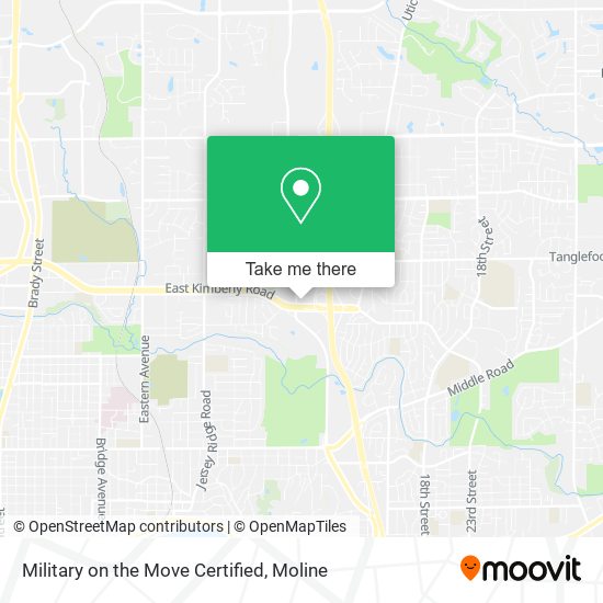 Mapa de Military on the Move Certified