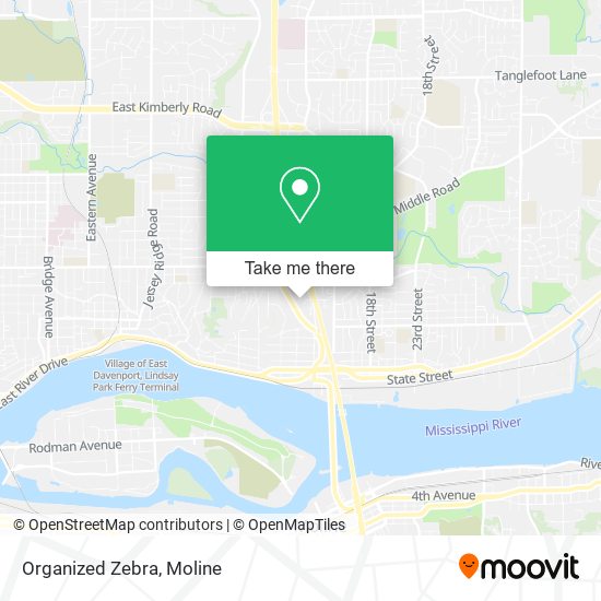 Mapa de Organized Zebra