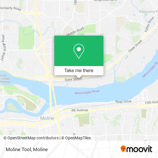 Moline Tool map