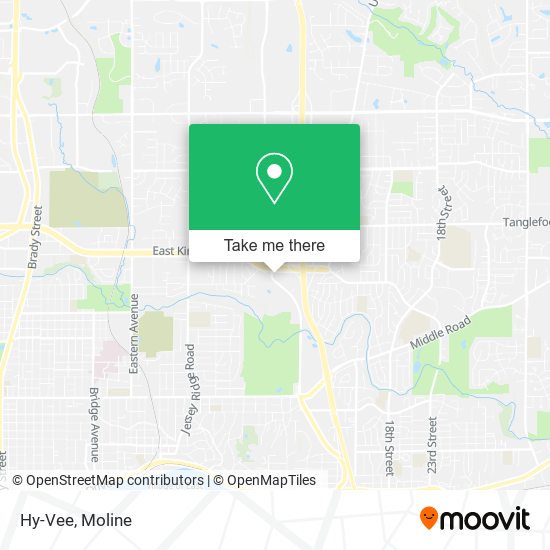 Hy-Vee map