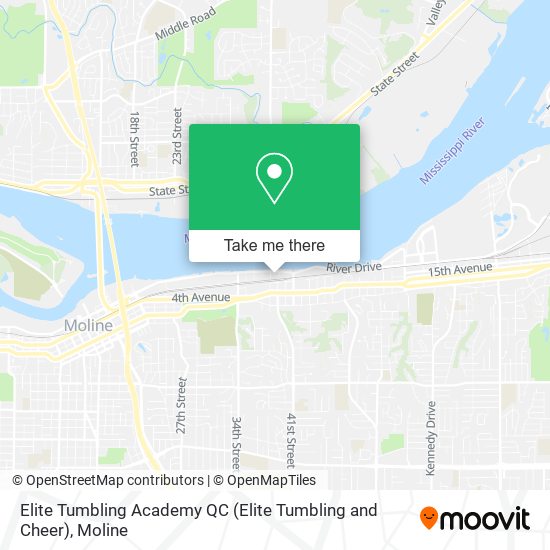 Elite Tumbling Academy QC (Elite Tumbling and Cheer) map