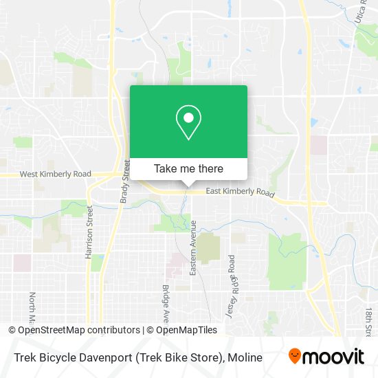 Mapa de Trek Bicycle Davenport (Trek Bike Store)