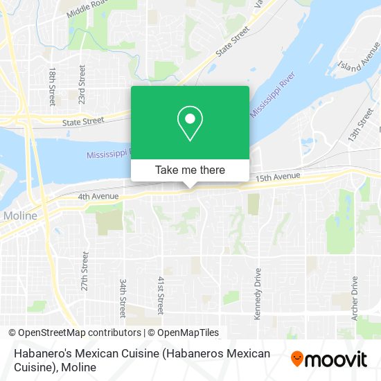 Habanero's Mexican Cuisine (Habaneros Mexican Cuisine) map
