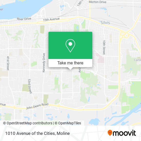 1010 Avenue of the Cities map